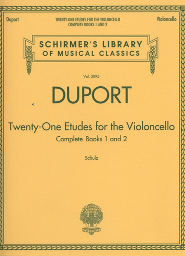 HAL LEONARD Duport: Twenty-One Etudes, Complete Books 1 and 2 (cello)