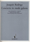 Schott Music Rodrigo, J.: Concierto in Modo Galante (cello and piano)