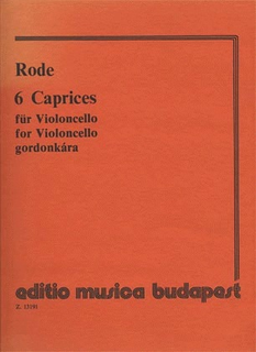 Rode, 6 Caprices, Cello