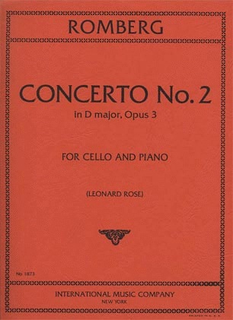 International Music Company Romberg (Rose): Concerto No.2 in D Major, Op.3 (cello & piano)