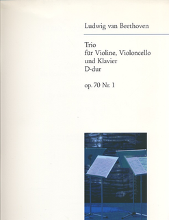 Beethoven, L. van: Piano Trio No. 5 Op. 70 No. 1 (violin, cello & piano)