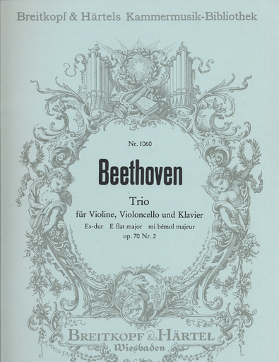 Beethoven, L. van: Piano Trio No. 6 Op. 70 No.2 in Eb majori   (violin, cello & piano)