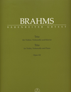 Barenreiter Brahms, Johannes: Trio Op. 101 in c minor (violin, cello & piano) Barenreiter