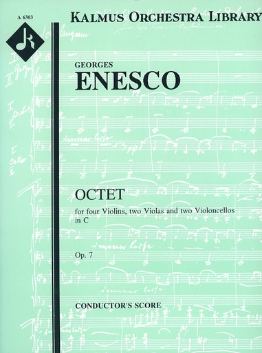 Kalmus Enesco G Score Octet In C Major Op 7 String Octet Metzler Violin Shop