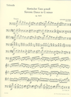 Barenreiter Slavonic Dances fur Violoncello and Piano op. 46/3, 46/8 by Antonin Dvorak (1841-1904) Barenreiter