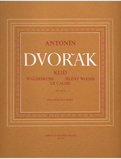 Barenreiter Dvorak, Antonin: Waldesruhe/Silent Woods Nr. 5 op. 68 (cello & piano) Barenreiter