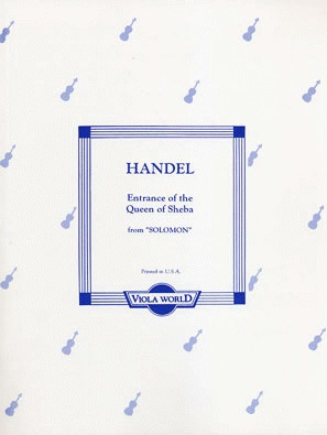 Handel, G.F. (Arnold) Entrance of the Queen of Sheba (2 violas, piano)