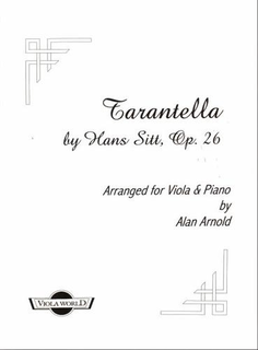 Sitt, Hans (Arnold): Tarantella Op.26 (viola & piano)