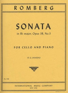 International Music Company Romberg (Solow): Sonata No.3 in Bb Major, Op.38 (cello & piano)