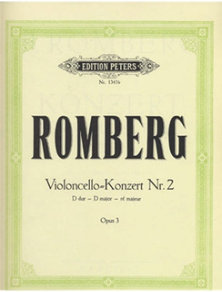 Romberg, Bernhard: Concerto No.2 in D. Op.3 (cello & piano)