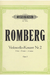 Edition Peters Romberg, Bernhard: Concerto No.2 in D. Op.3 (cello & piano)