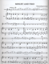 HAL LEONARD Bach, J.S. (Cacavas): Minuet & Trio (violin & piano)