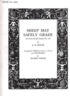 Oxford University Press Bach, J.S.: Sheep May Safely Graze (Violin & Piano)