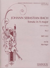 HAL LEONARD Bach, J.S. (Reger): Sonata #2 in A major (violin & piano)