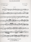 LudwigMasters Bach, J.S.: Sarabande (violin & piano)