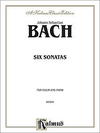 Alfred Music Bach, J.S.: Six Sonatas (violin & piano)
