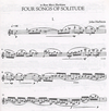 HAL LEONARD Harbison, John: Four Songs of Solitude for Solo Violin