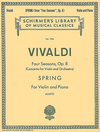 HAL LEONARD Vivaldi, A. (Klopcic): ''Spring'' - Four Seasons, Op.8 (violin, and piano accompaniment) SCHIRMER