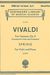 HAL LEONARD Vivaldi, A. (Klopcic): ''Spring'' - Four Seasons, Op.8 (violin, and piano accompaniment) SCHIRMER