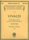 HAL LEONARD Vivaldi, A. (Klopcic): ''Winter'' - Four Seasons, Op.8 (violin, and piano accompaniment)