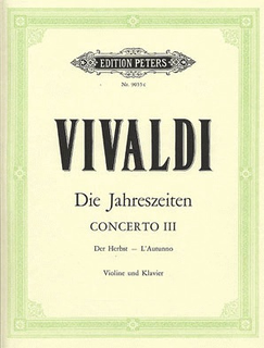 C.F. Peters Vivaldi (Kolneder): ''Autumn'' from The Seasons, RV293 (violin & piano)  PETERS