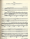 Brahms, Johannes: Trio No. 1 in B major, Op.8 (violin, Cello & piano)