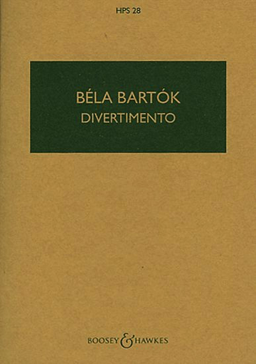 HAL LEONARD Bartok, B.: Divertimento for String Orchestra (SCORE)