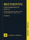 HAL LEONARD Beethoven, L.van (Herttrich, ed): String Quartets, Op.18 and String Quartet Version of the Piano Sonata, urtext (score)