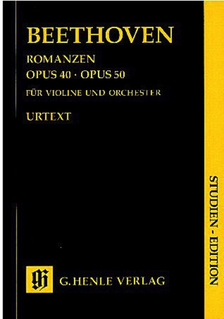 HAL LEONARD Beethoven, L.van: Romances in G and F Major, Op.40 and 50, urtext (violin and piano [score])