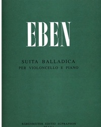 Barenreiter Eben, Petr: Suita balladica. (for Violoncello and Piano) Barenreiter