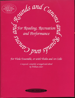 Starr, William: Rounds and Canons for Viola Ensemble