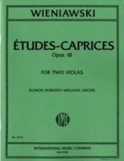 International Music Company Wieniawski, Henri: Etudes-Caprices Op.18 (2 violas) IMC