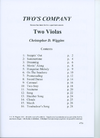 Wiggins, Christopher: Two's Company-Sixteen Little Duets for two equal instruments (2 violas)
