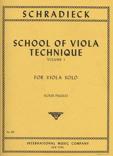 International Music Company Schradieck (Pagels): School of Viola Technique Vol.1