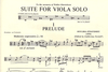 Stravinsky, Soulima: Suite for Viola Solo