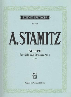 Stamitz, Karl: Concerto #3 in G (viola & piano)