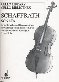 HAL LEONARD Schaffrath: Sonata (cello & piano)