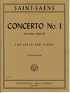 International Music Company Saint-Saens (Rose): Concerto No.1 in A minor, Op.33 (cello & piano) IMC