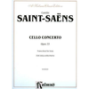 Kalmus Saint-Saens, Camille: Concerto No.1 in A minor, Op.33 (cello & piano)