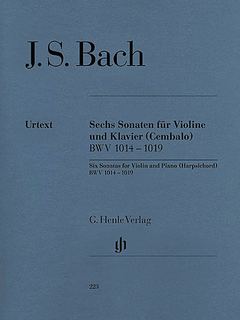 HAL LEONARD Bach, J.S. (Eppstein, ed.): 6 Sonatas, BWV 1014-1019, urtext (violin and piano)