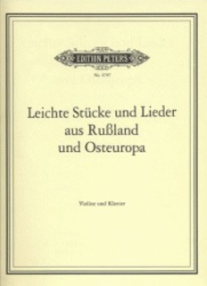 Baeder: Easy Russian & Eastern European Pieces and Songs (violin & piano)