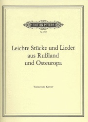 Baeder: Easy Russian & Eastern European Pieces and Songs (violin & piano)