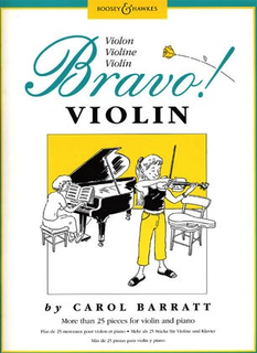 HAL LEONARD Barratt, Carol: Bravo! Violin (violin & piano)