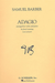 HAL LEONARD Barber, Samuel (Lanning): Adagio Op.11 (Violin and Piano)