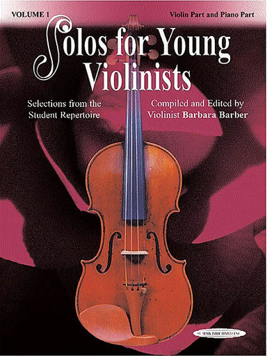 Alfred Music Barber, B.: Solos for Young Violinists, Volume 1 (violin, piano)