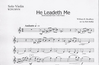 Heffler, R.: He Leadeth Me (violin & piano)