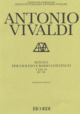 HAL LEONARD Vivaldi, A.: Sonata FXIII, 62RV78 (violin & piano)