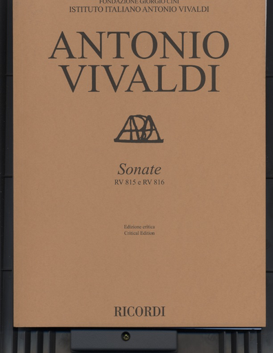 HAL LEONARD Vivaldi, Antonio: Sonatas RV 815 and RV 816 for Violin kaknd basso continuo