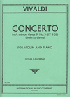 International Music Company Vivaldi, A.: Concerto ''La Cetra'' Op.9 No.5 (violin & piano)