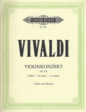 Vivaldi, A.: Concerto in d minor RV245 (violin & piano)